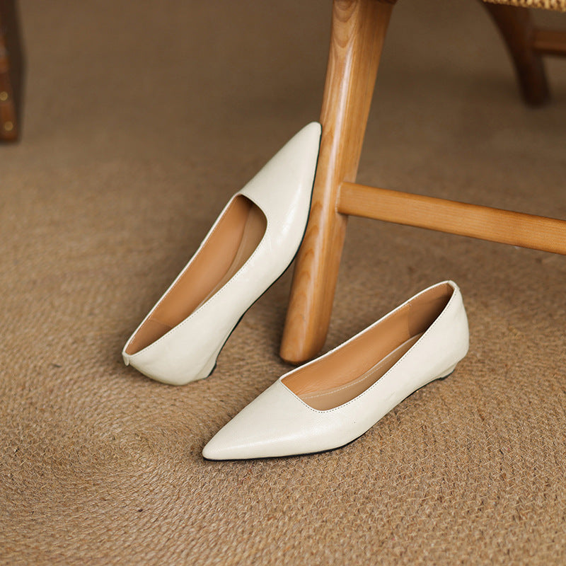Women's Lambskin Leather Flats