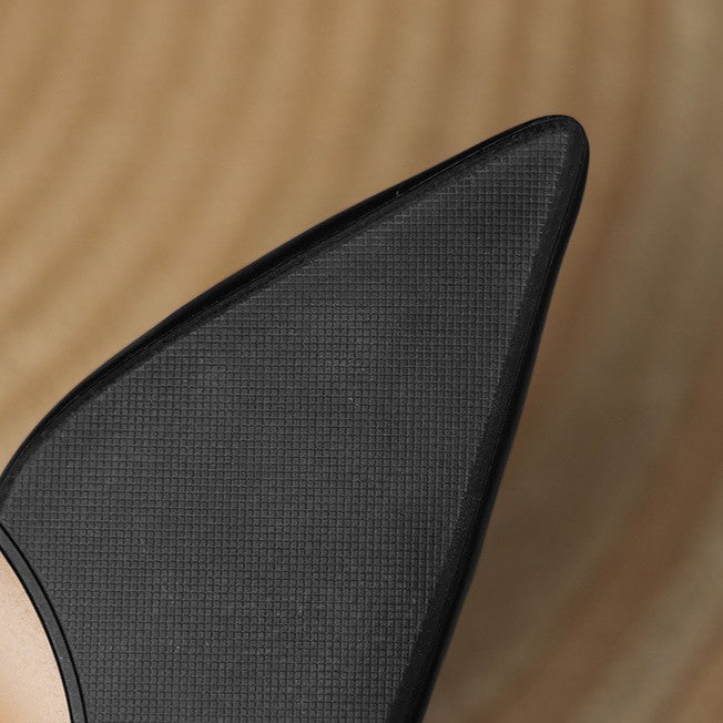 Women's Leather Kitten Heels