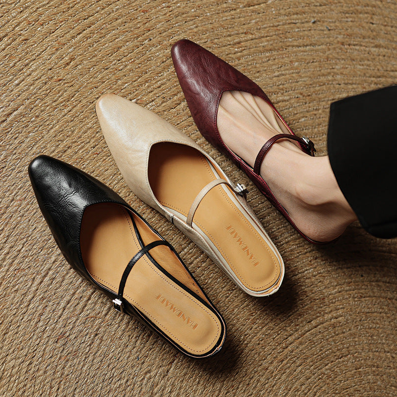 Women's Leather Mules