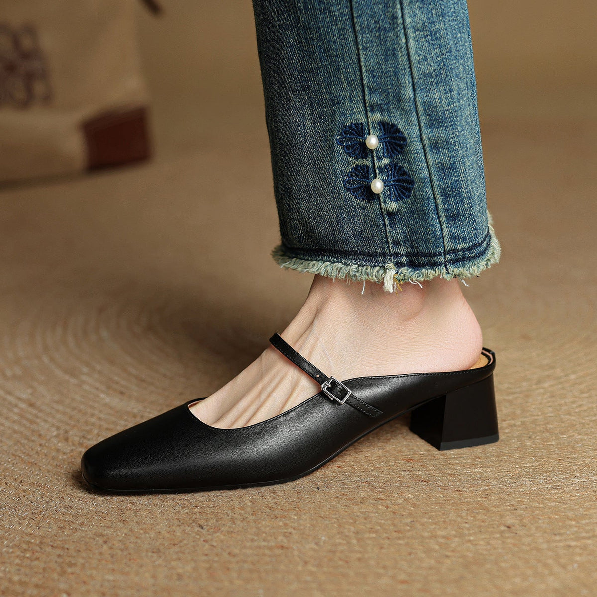 Women's Leather Mules