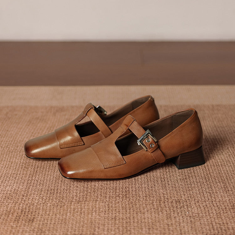 Kellaway™ | T-Strap Block Heel Pumps
