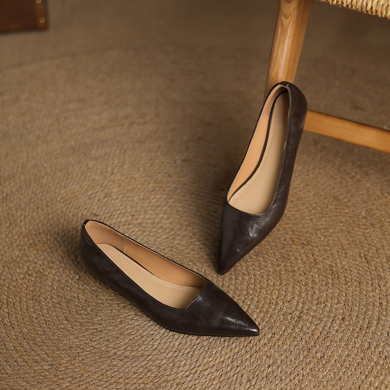 Women's Lambskin Leather Flats