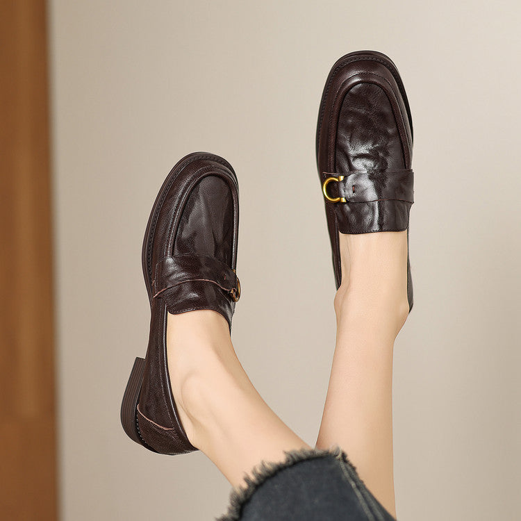 Women's Horsebit Leather Loafers