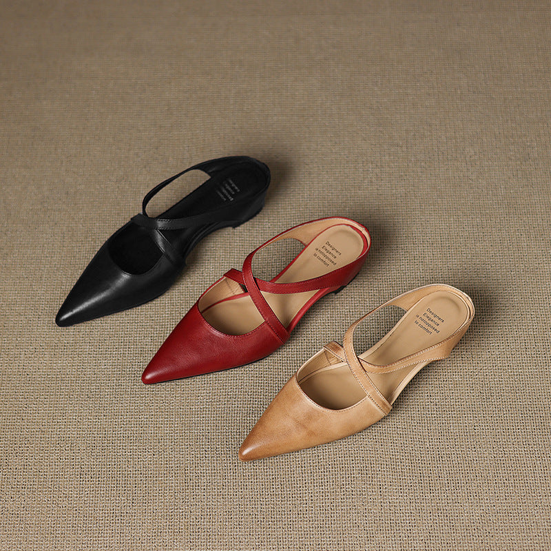 Women's Leather Mules