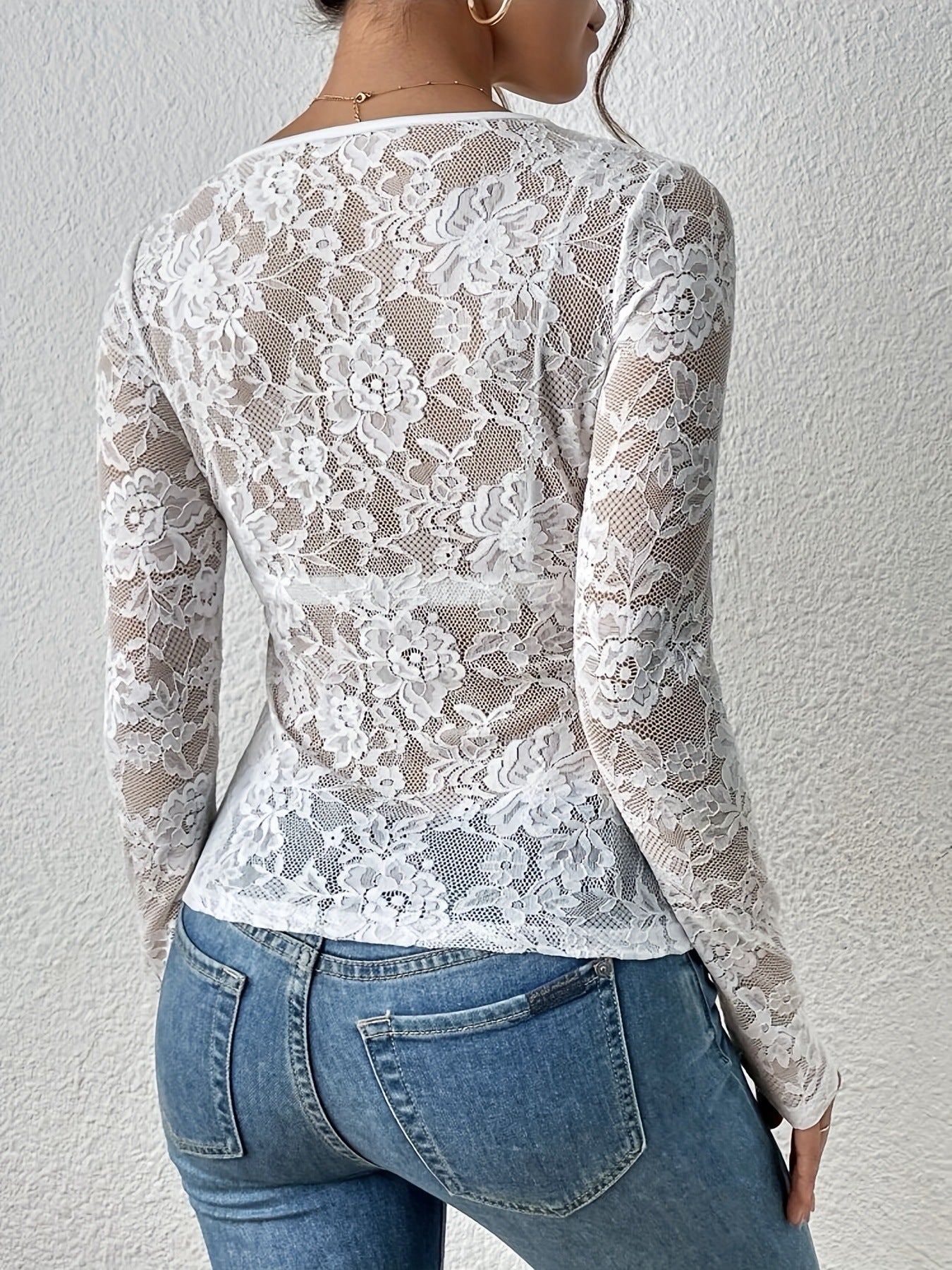 Jorvelle™ | Long Sleeve V-Neck Top