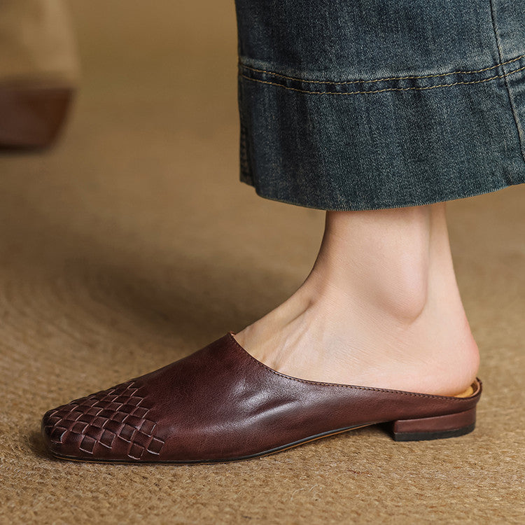 Veldine™ | Woven Toe Mules