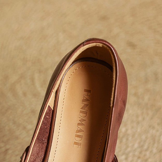 Women's Leather Mary Janes