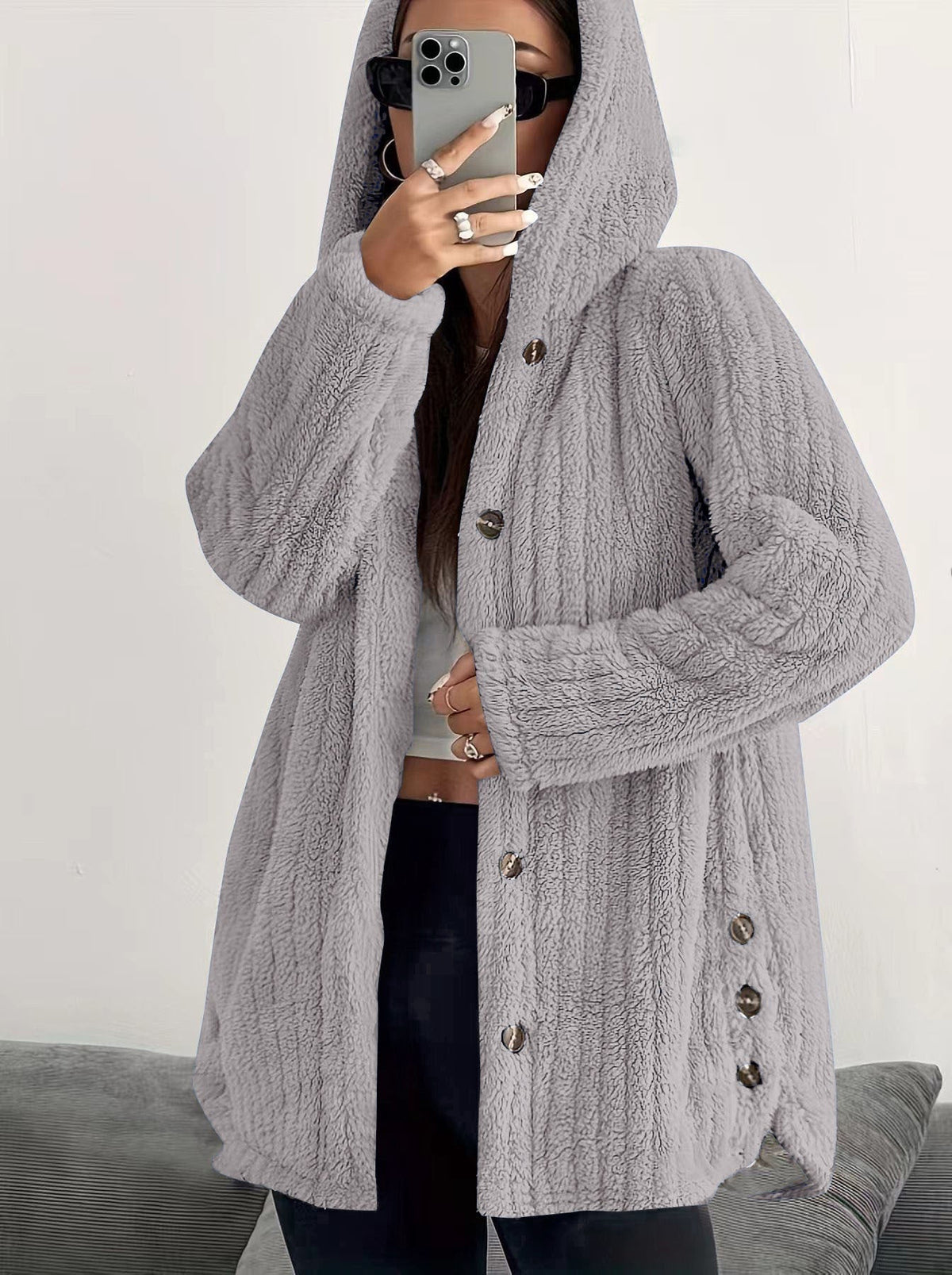 Women's Hooded Cardigan
