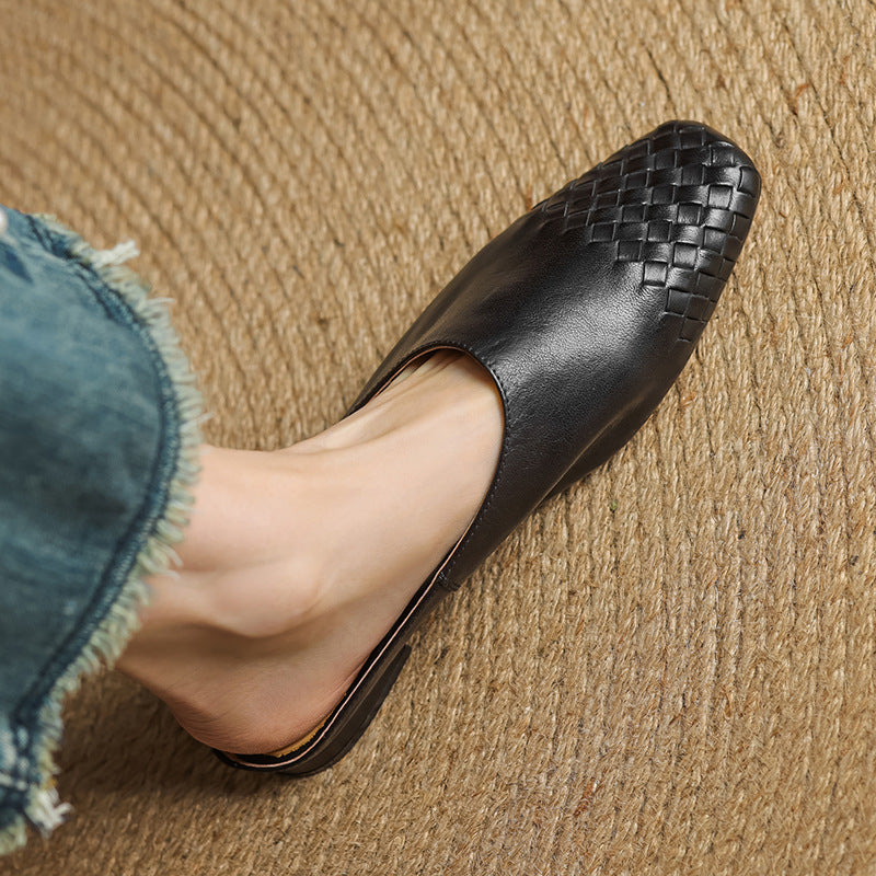 Veldine™ | Woven Toe Mules