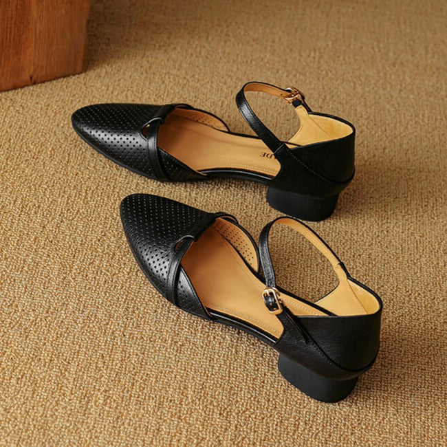 Women's Leather Slingbacks
