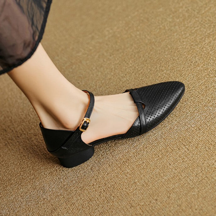Women's Leather Slingbacks