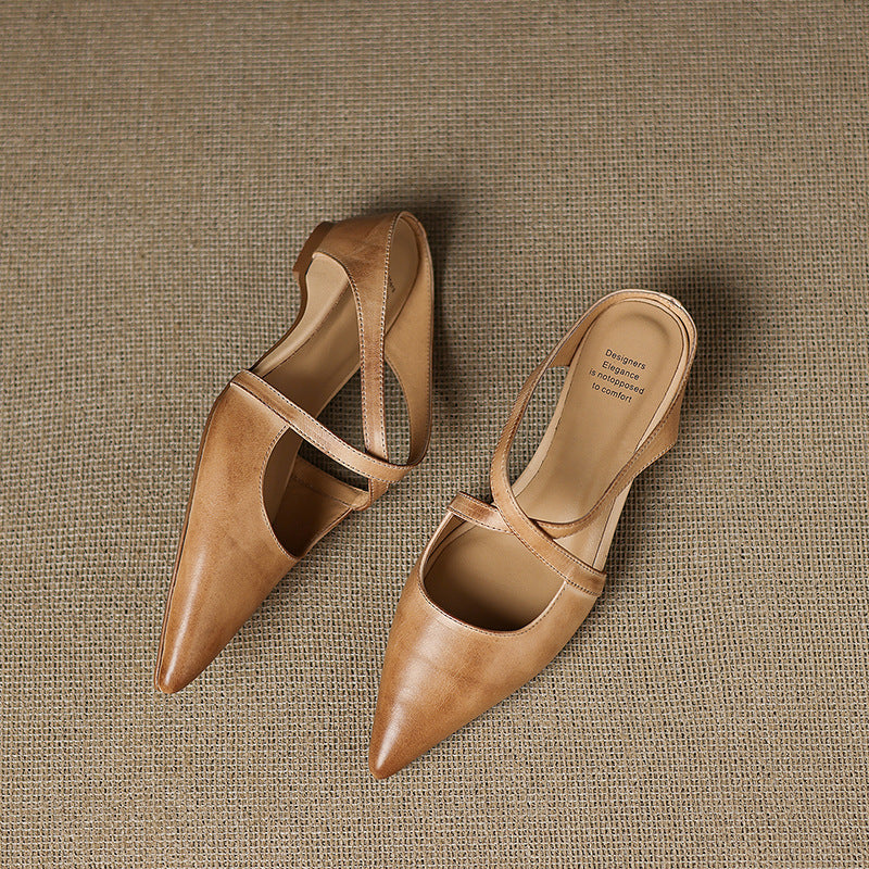 Women's Leather Mules