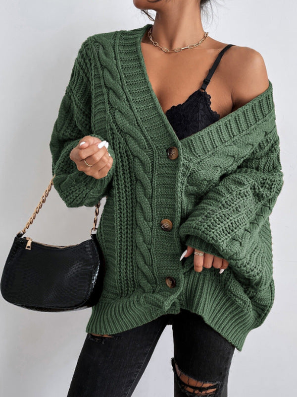 Barnsley™ | Chunky Cable Knit Cardigan | Oversized