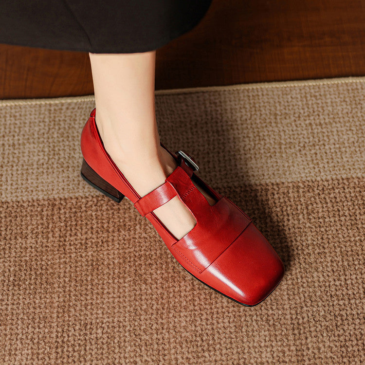 Kellaway™ | T-Strap Block Heel Pumps