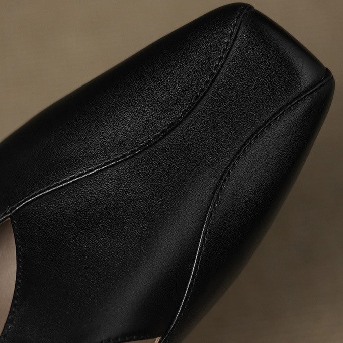 Women's Sculpt Leather Mules