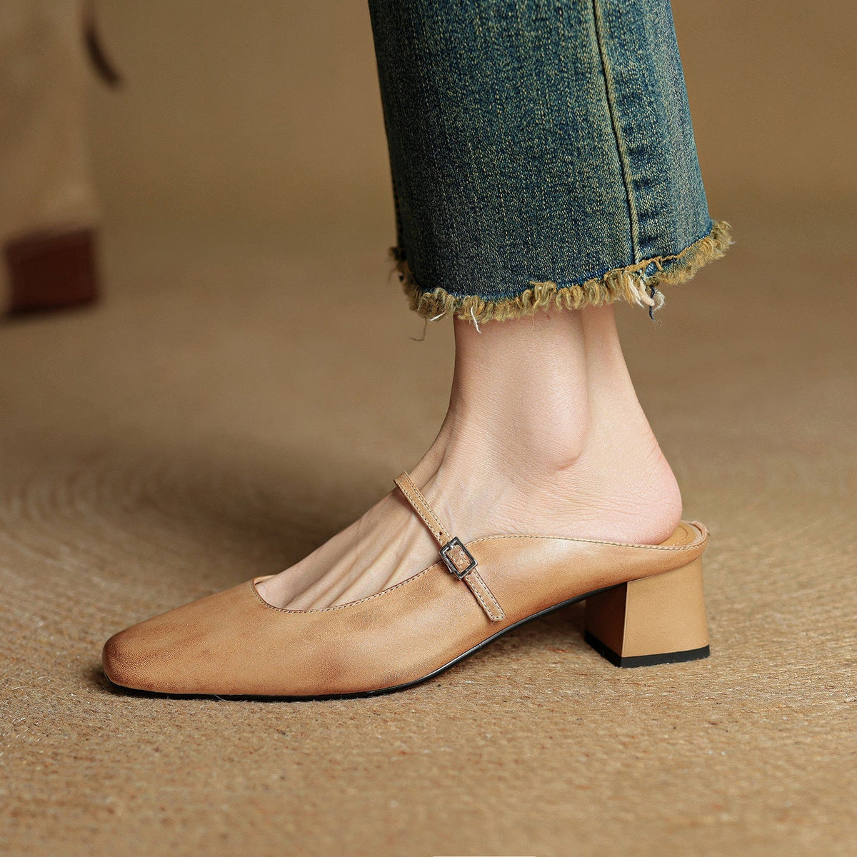 Women's Leather Mules