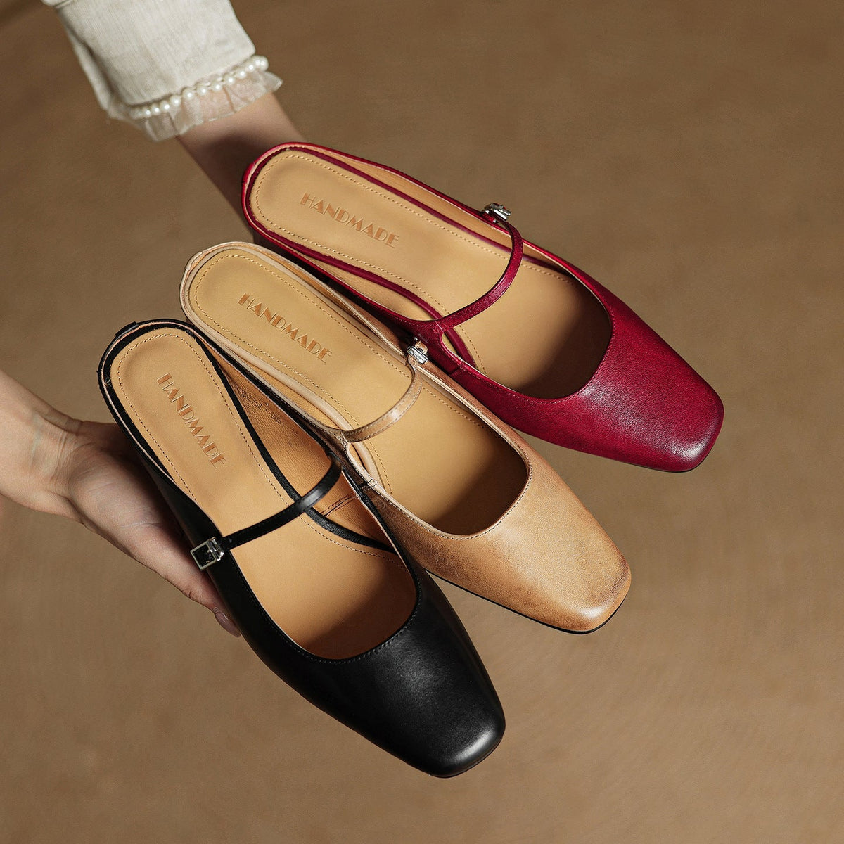 Women's Leather Mules