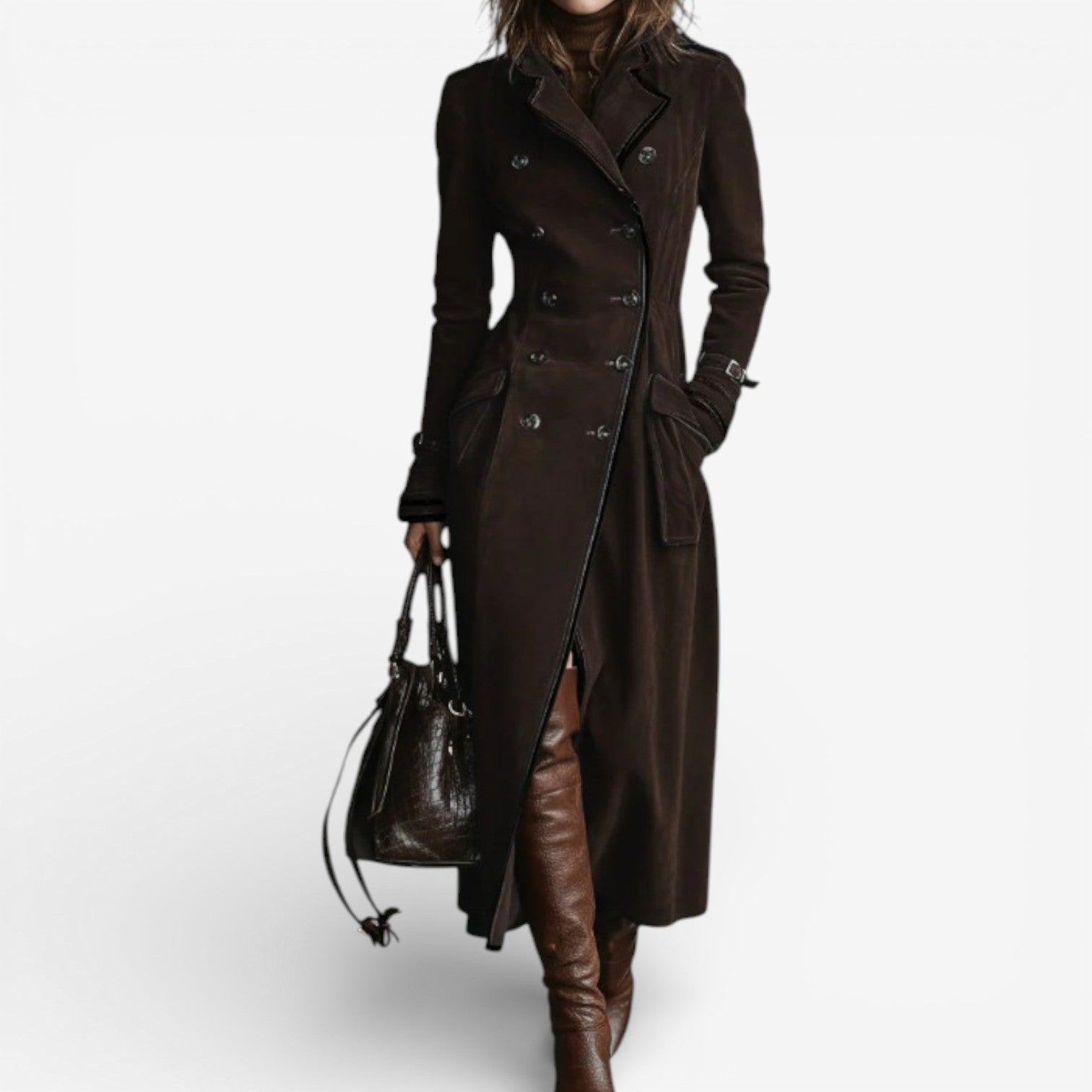 Israela™ Elegant Suede Coat