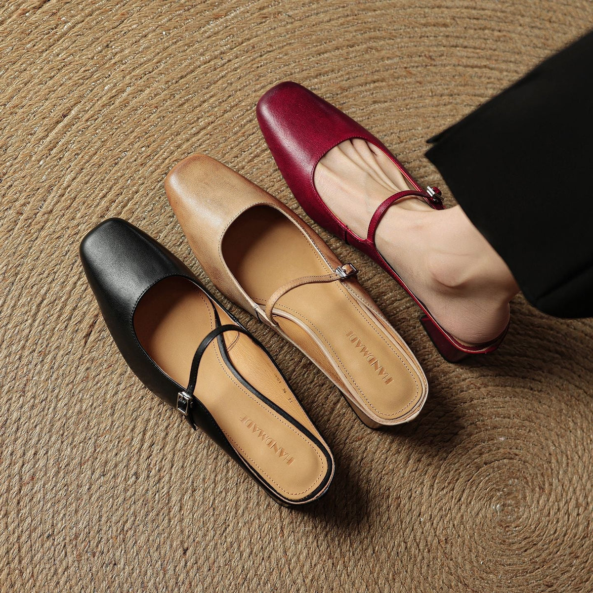 Women's Leather Mules