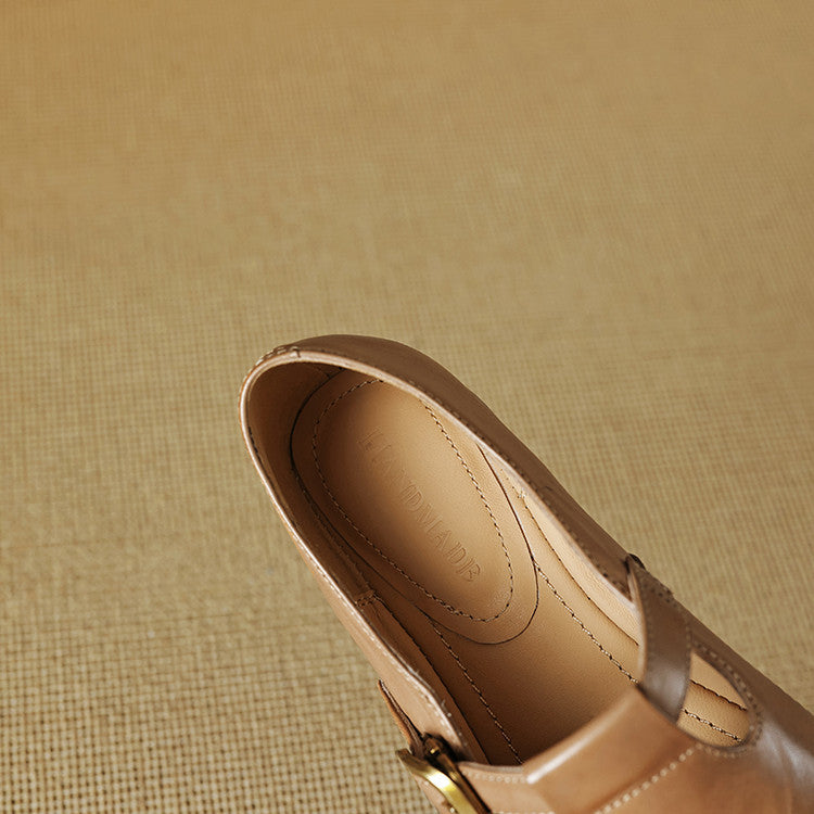Women's Woven Leather Loafers