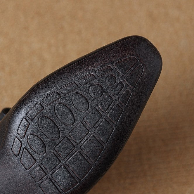 Women's Leather Mary Janes