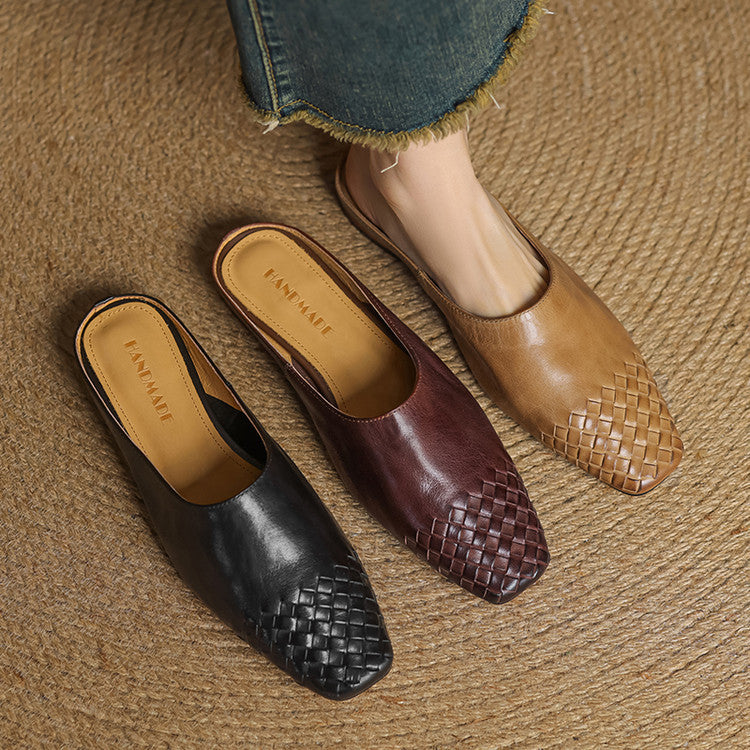 Veldine™ | Woven Toe Mules