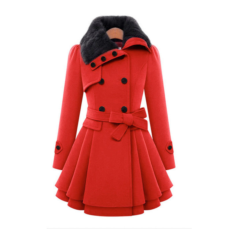 Vintage Flair Trench Coat