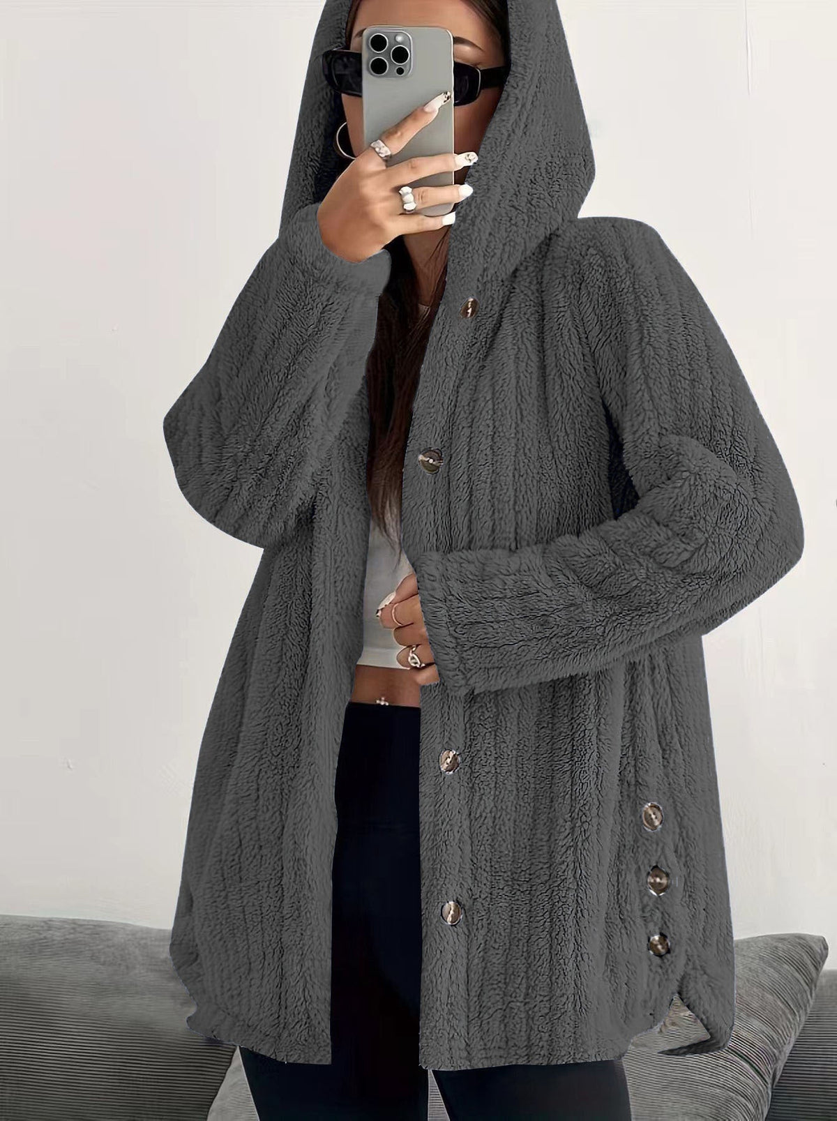 Women's Hooded Cardigan