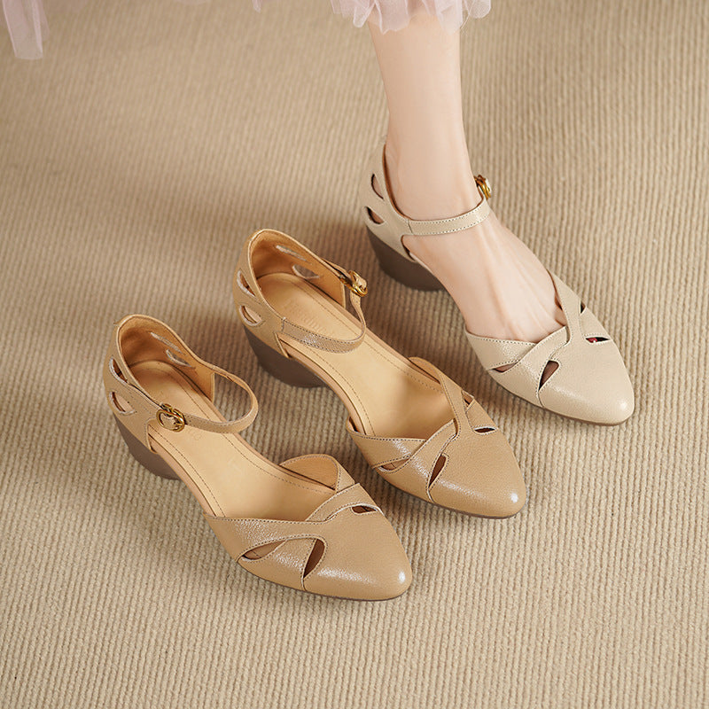 Women's Lambskin Leather Heels