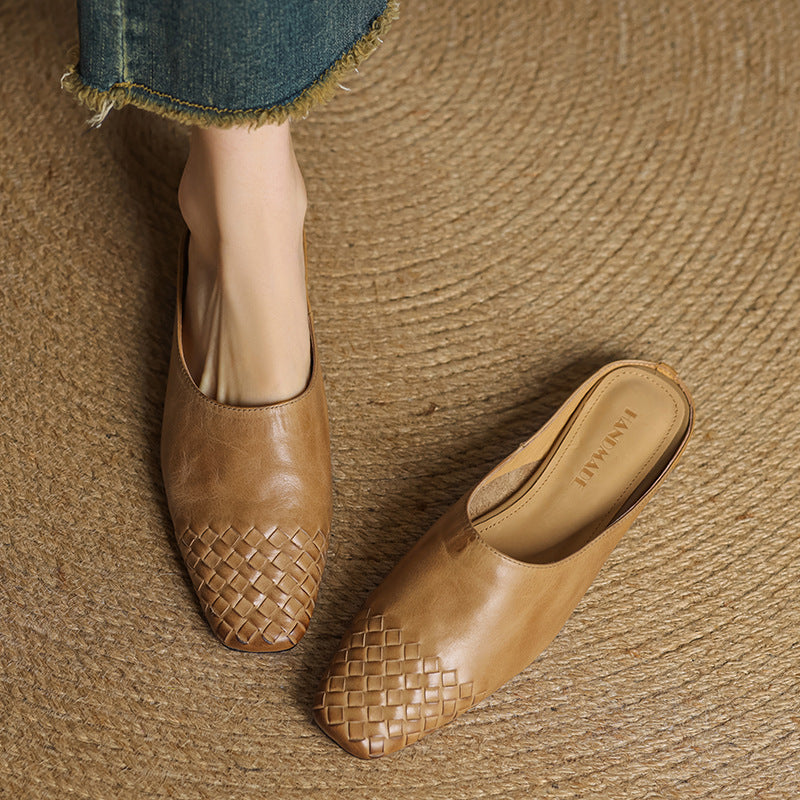 Veldine™ | Woven Toe Mules