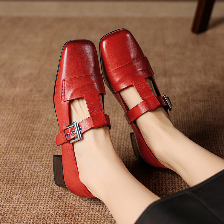 Kellaway™ | T-Strap Block Heel Pumps