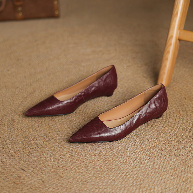 Women's Lambskin Leather Flats