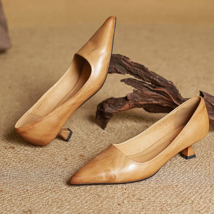 Women's Leather Heels