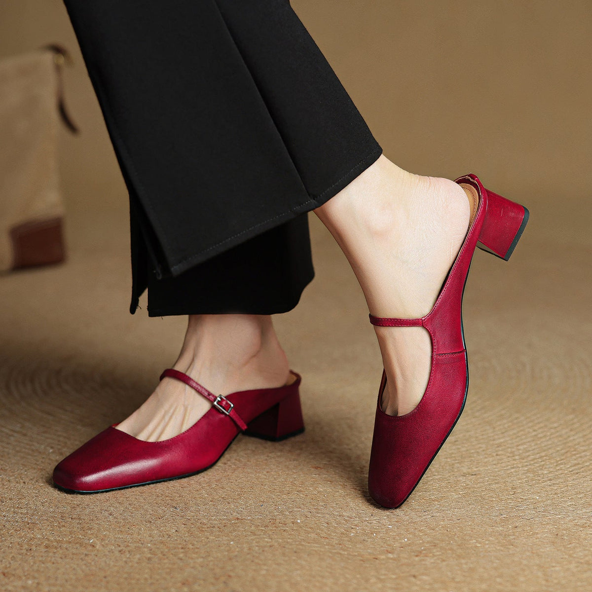 Women's Leather Mules
