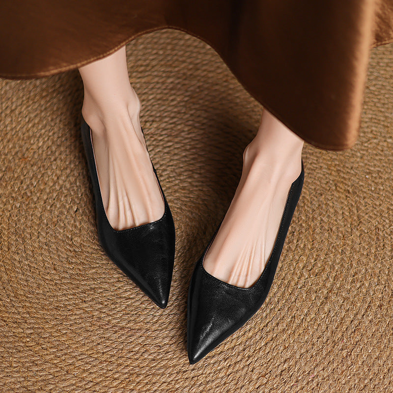 Women's Lambskin Leather Flats