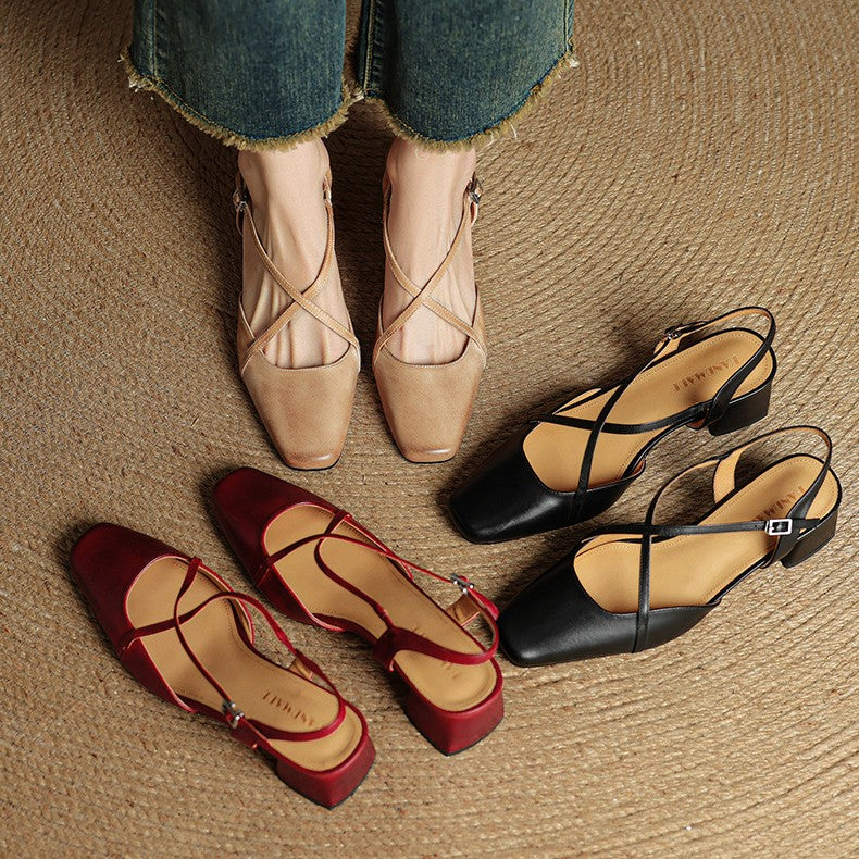 Women's Leather Heels