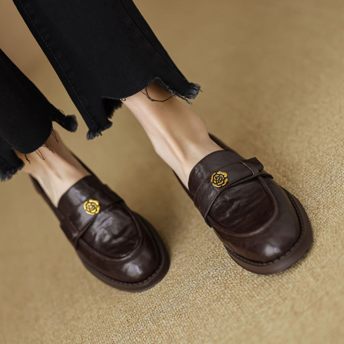 Women's Leather Loafers