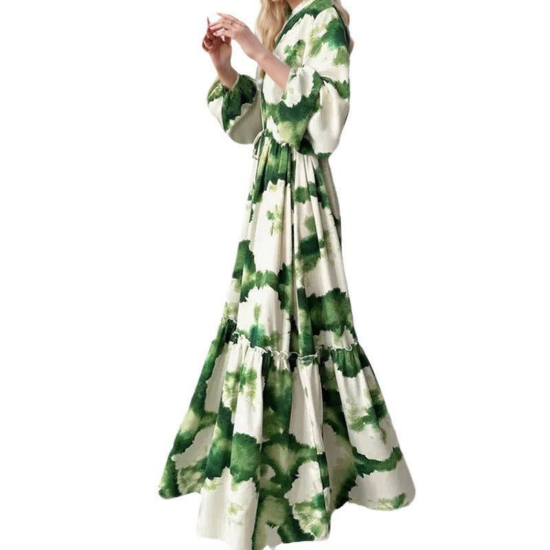 Seraphine™ | Botanical Print Maxi Dress