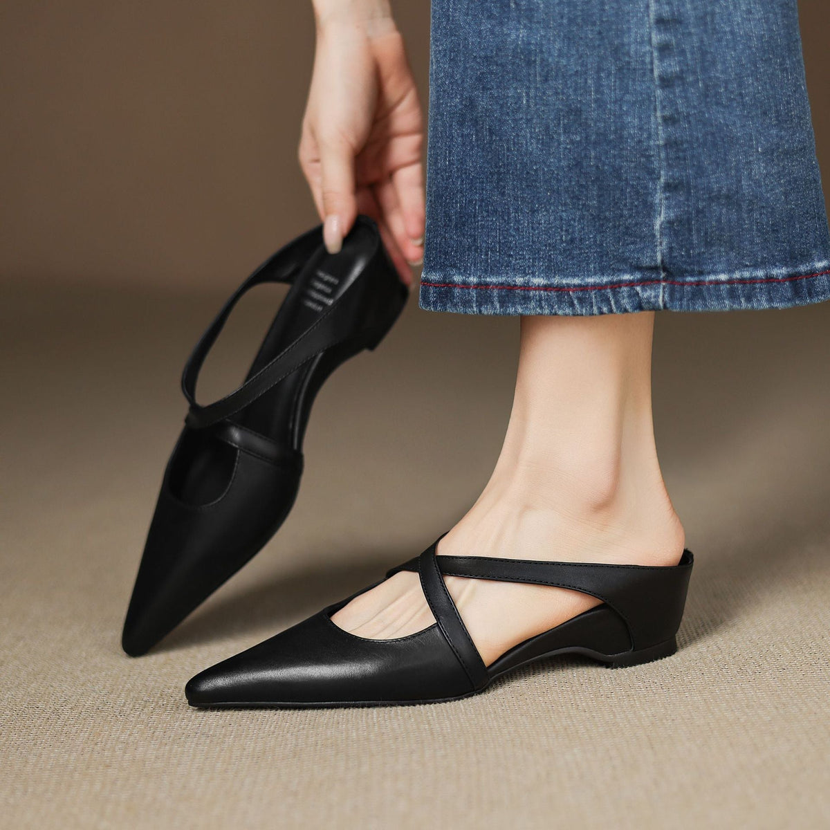 Women's Leather Mules