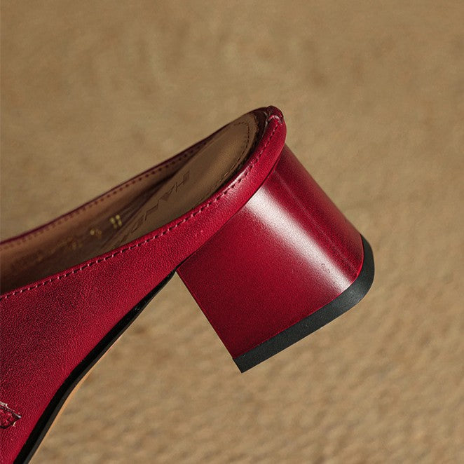 Women's Leather Mules