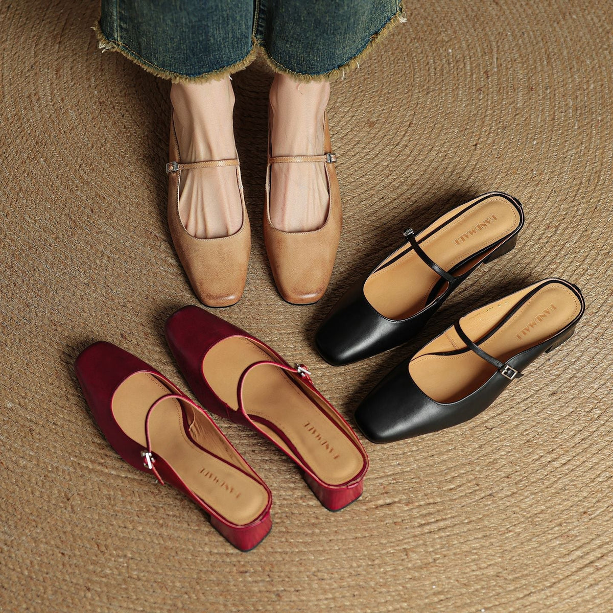 Women's Leather Mules