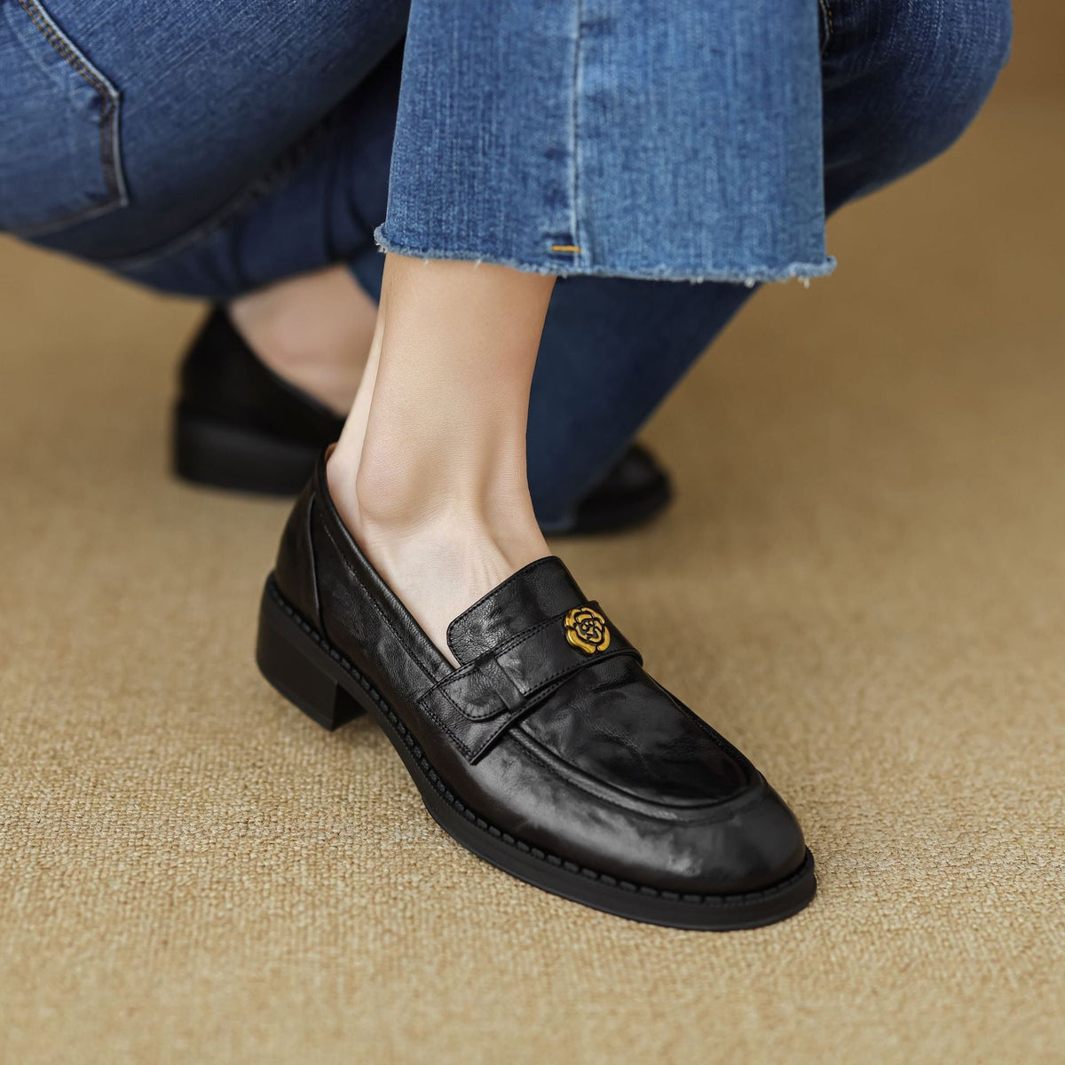 Women's Leather Loafers