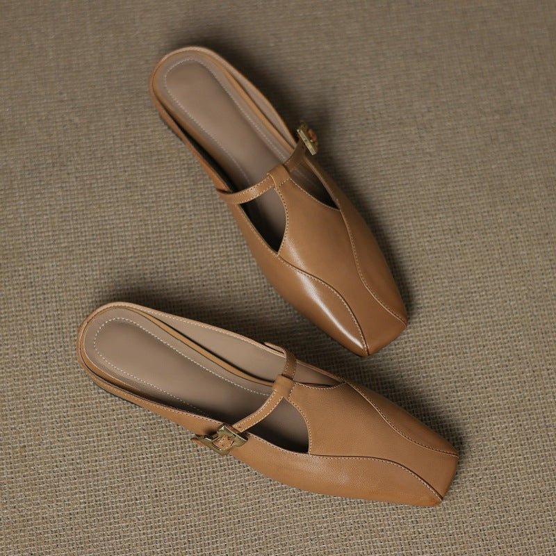 Women's Sculpt Leather Mules