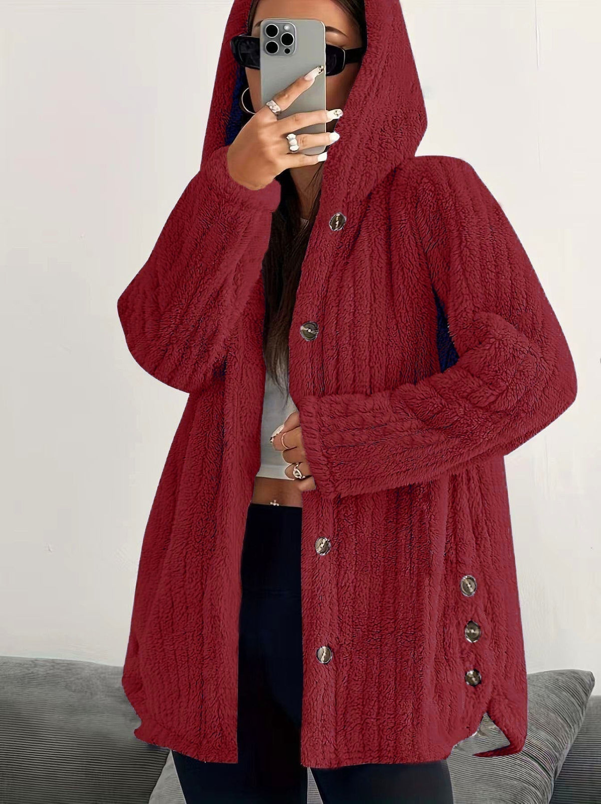 Women's Hooded Cardigan