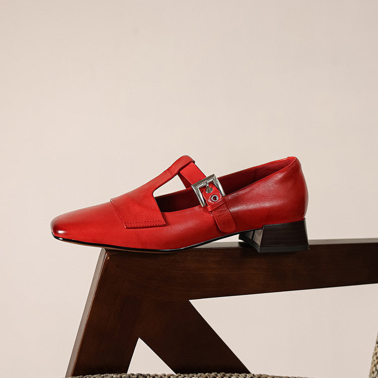 Kellaway™ | T-Strap Block Heel Pumps