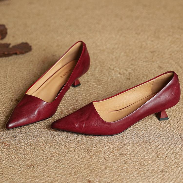Women's Leather Heels