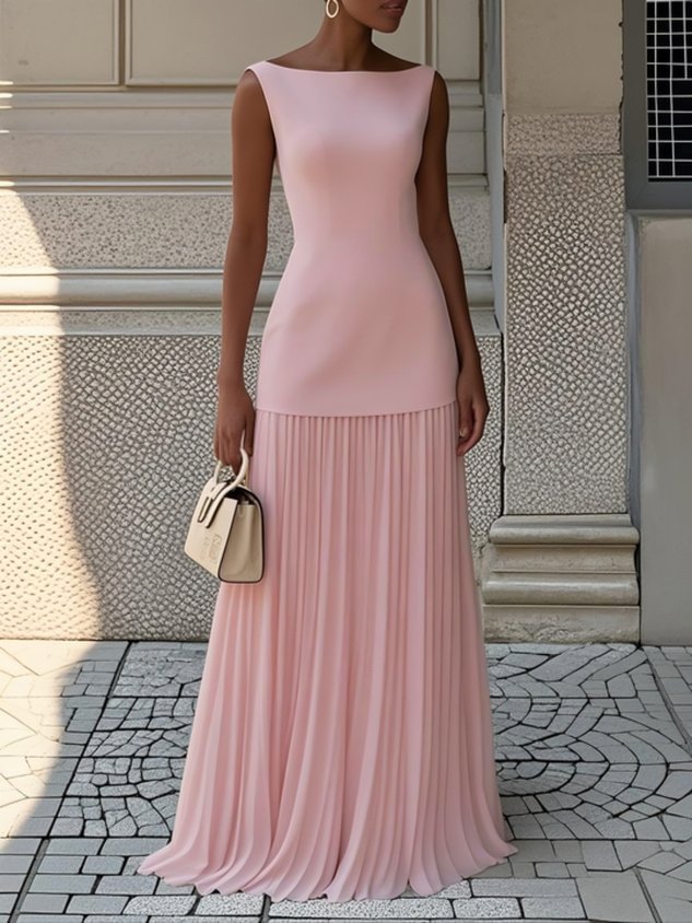 Kassidy™ | Pleated Maxi Dress