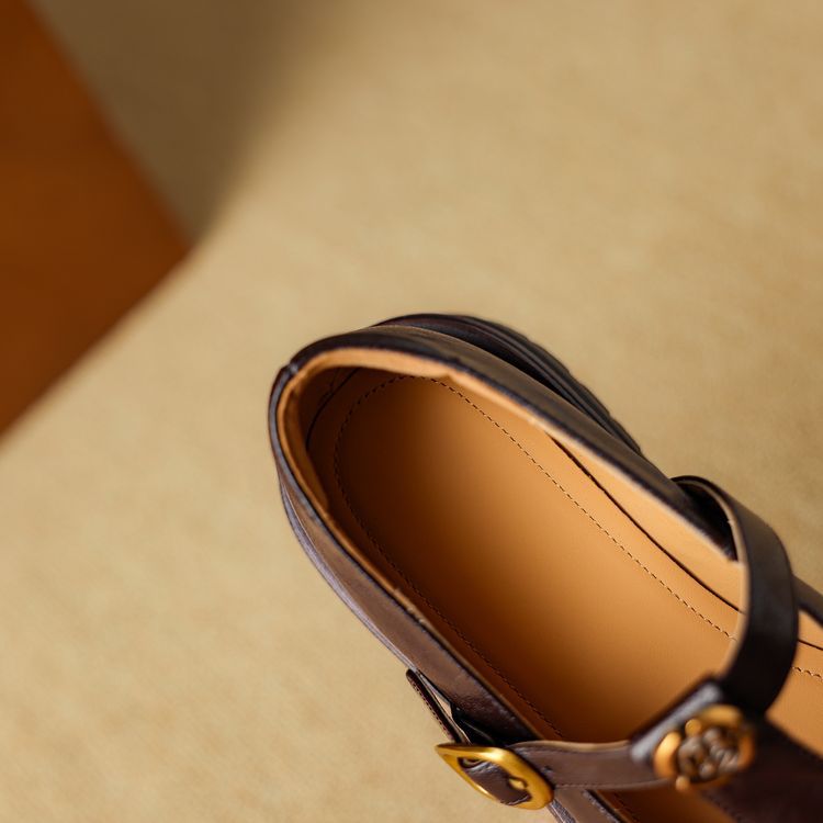 Women's Leather Mary Janes