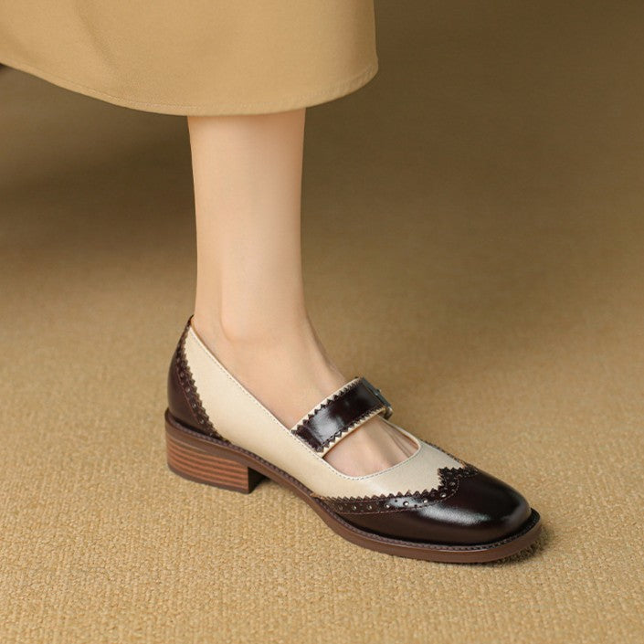 Women's Leather Mary Janes