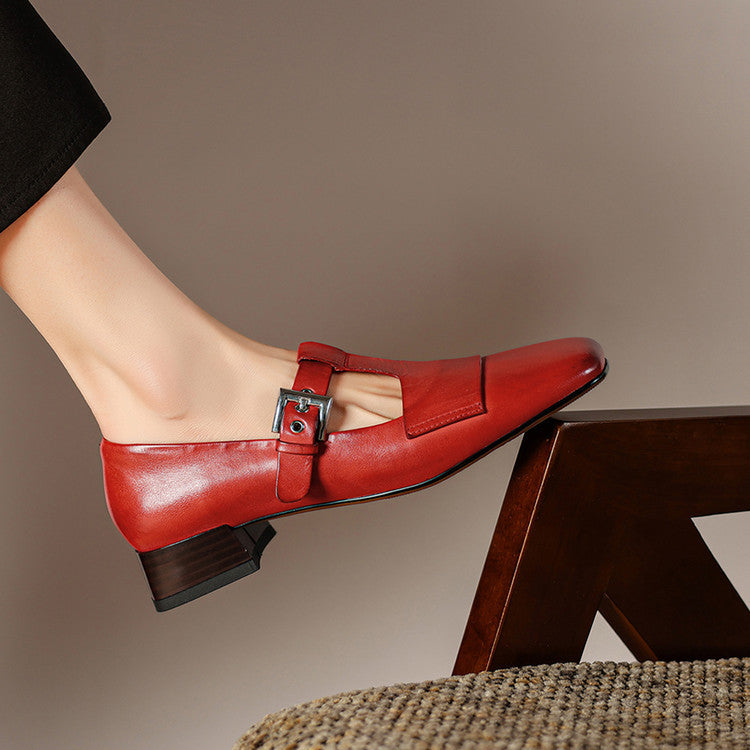 Kellaway™ | T-Strap Block Heel Pumps